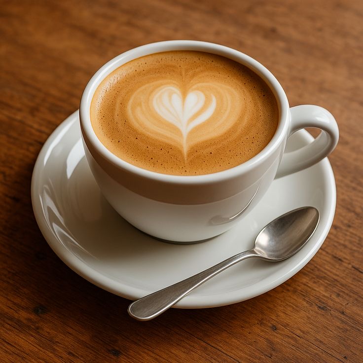 Café naturel au lait + miel